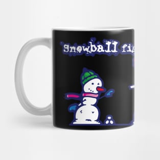 Snowball fight Mug